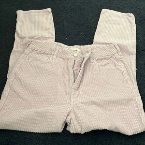 Lavender Pacsun Mom Jean Corduroy Pants